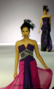 Purple and Pink Gown 