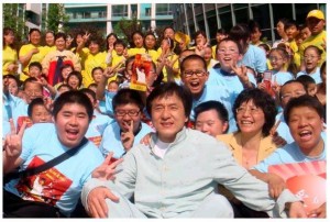 Jackie Chan at the Special Olympics
