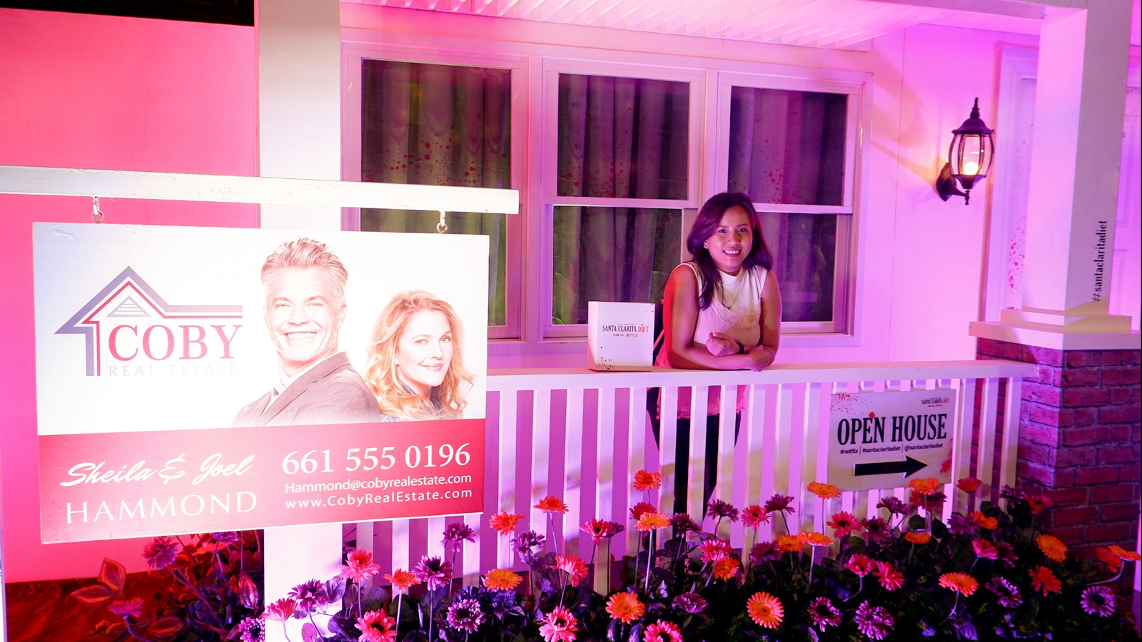 Drew Barrymore in Manila for Santa Clarita Diet