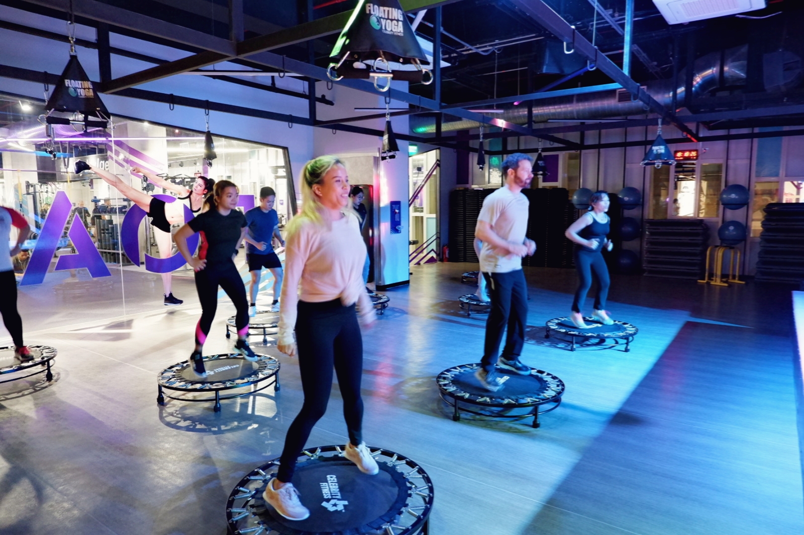Trying out Playground and Saltar at Celebrity Fitness