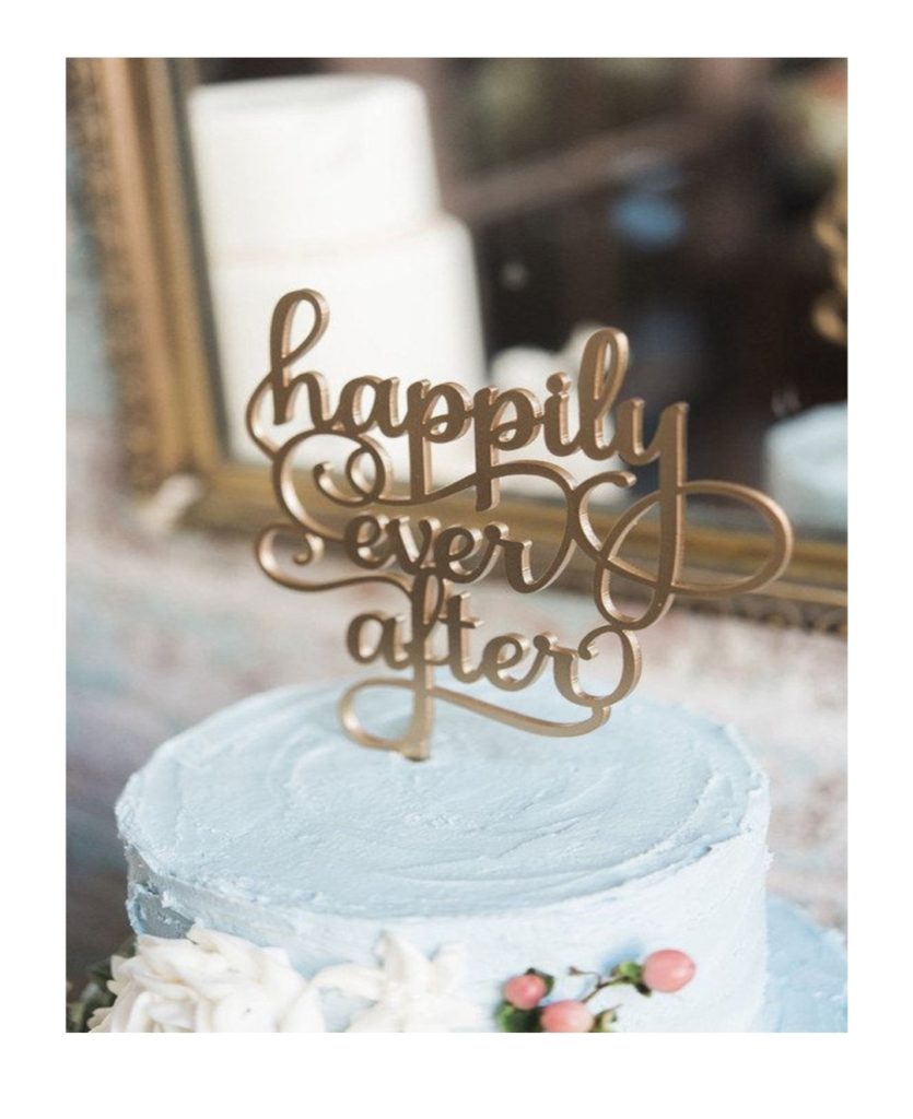Antique Jewelry Cake topper