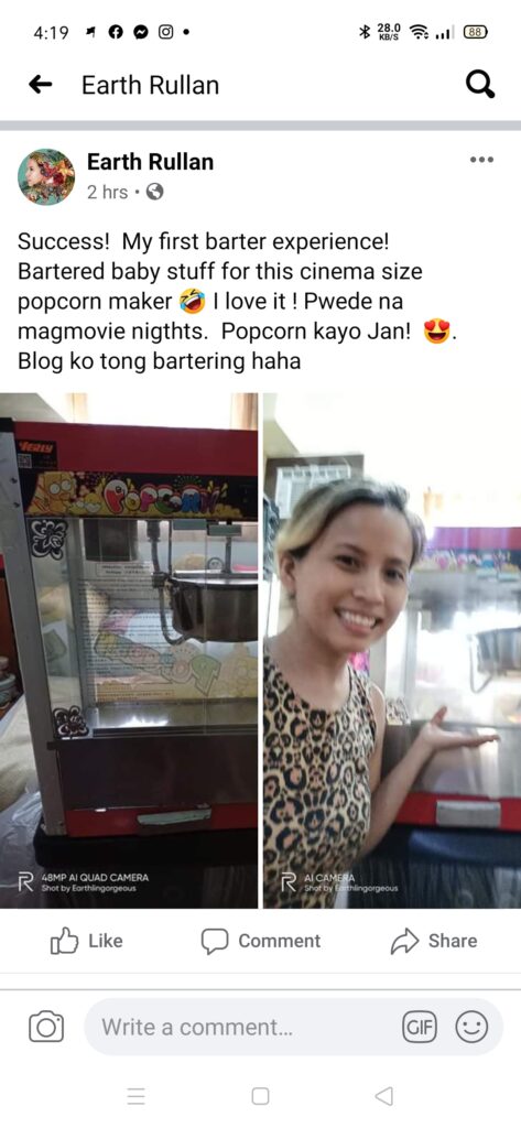 Online Bartering in Manila