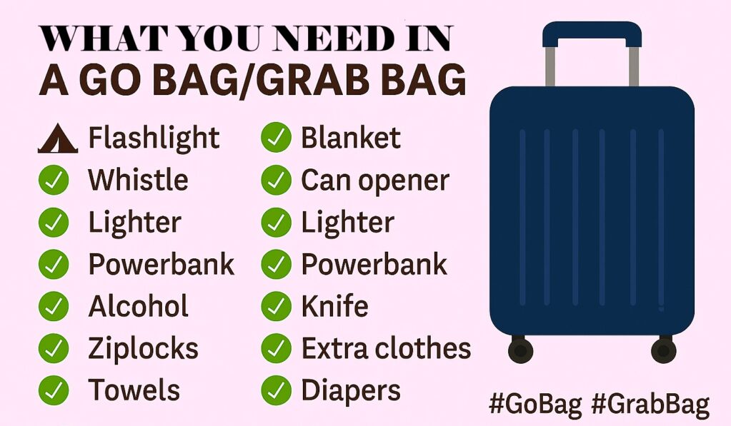 GoBag, GrabBag, Emergency preparedness bag