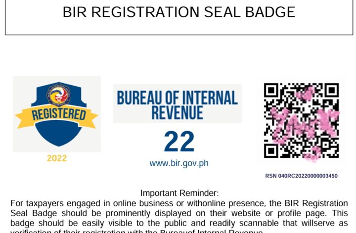 Earthlibgorgeous BIR Seal badge