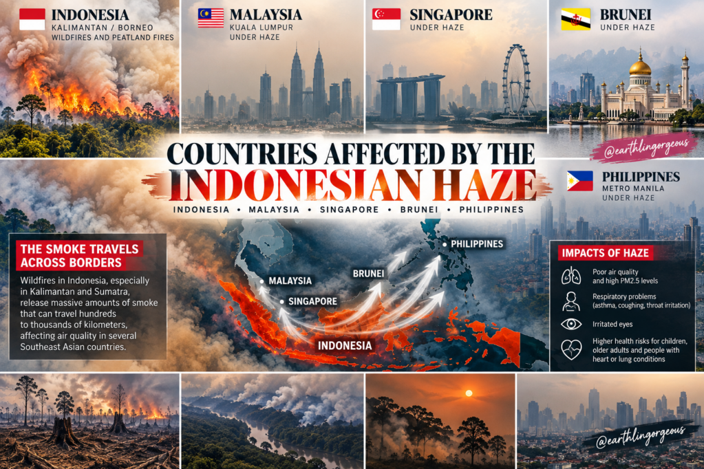 countries affected by the indonesia fire Metro Manila haze